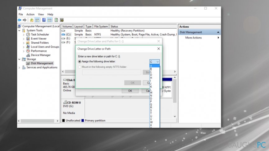 Kaip pašalinti nerandamo kietojo disko problemą Windows kompiuteryje