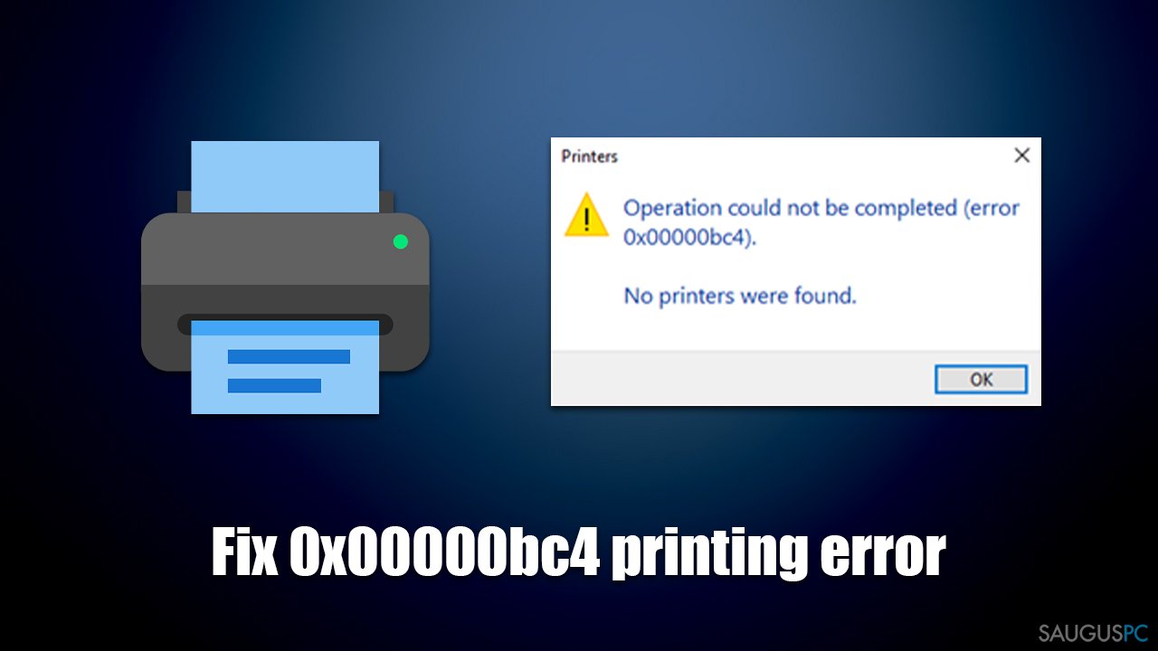 Kaip ištaisyti 0x00000bc4 („No printers were found“) klaidą „Windows“ sistemoje?