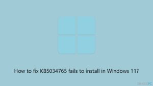 Nepavyksta įdiegti KB5034765 „Windows 11“ sistemoje. Kaip tai ištaisyti?