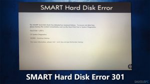 Kaip ištaisyti „SMART Hard Disk Error 301“ klaidą „Windows“ kompiuteryje?
