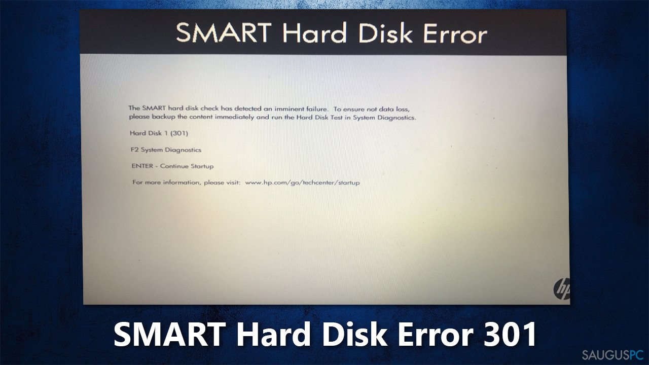 Kaip ištaisyti „SMART Hard Disk Error 301“ klaidą „Windows“ kompiuteryje?