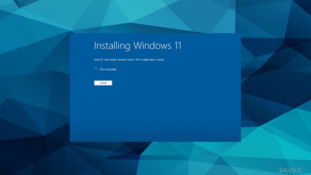 „Windows 11“ diegimas